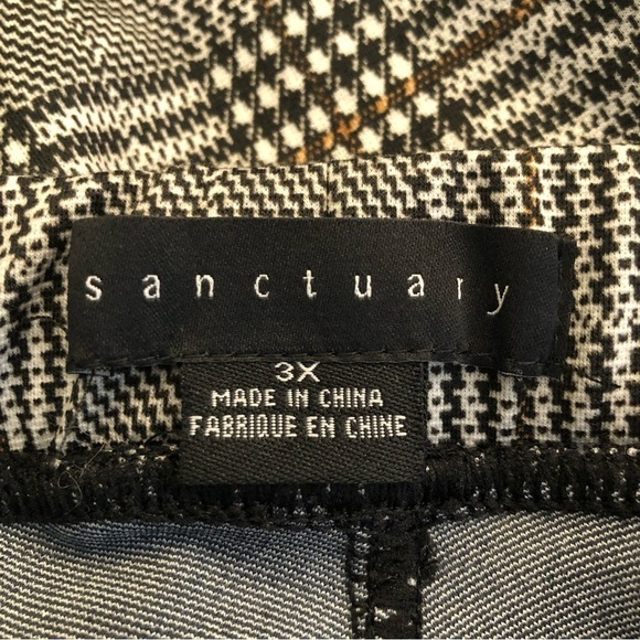 Sanctuary Womens Pants Pull On with Back Pockets Size 3X - Picture 9 of 10